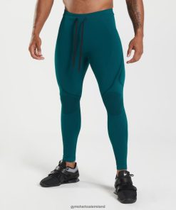 Gymshark Ireland J6J4BH1040 Gymshark Men 315 Seamless Tights Winter Teal/Black