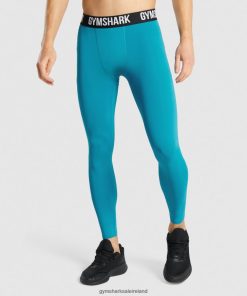 Gymshark Ireland J6J4BH1043 Gymshark Men Element Baselayer Leggings Blue