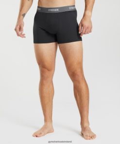 Gymshark Ireland J6J4BH1046 Gymshark Men Sports Tech Boxers 2Pk Black