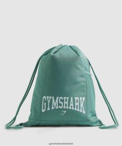 Gymshark Ireland J6J4BH1071 Gymshark Unisex Collegiate Gymsack Ink Teal