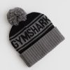 Gymshark Ireland J6J4BH1142 Gymshark Unisex Pom Beanie Black/Coin Grey