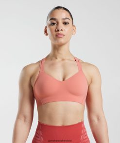 Gymshark Ireland J6J4BH134 Gymshark Women Limitless Sports Bra Terracotta Pink