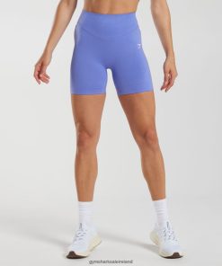 Gymshark Ireland J6J4BH17 Gymshark Women Sweat Seamless Shorts Grape Blue