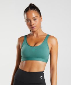 Gymshark Ireland J6J4BH222 Gymshark Women Fraction Sports Bra Hoya Green