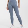 Gymshark Ireland J6J4BH248 Gymshark Women Sweat Seamless Leggings Evening Blue