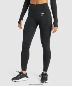 Gymshark Ireland J6J4BH288 Gymshark Women Vital Seamless 2.0 Leggings Black Marl