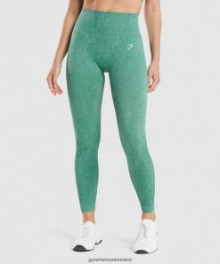 Gymshark Ireland J6J4BH322 Gymshark Women Adapt Fleck Seamless Leggings Mineral | Alpine Green