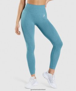 Gymshark Ireland J6J4BH337 Gymshark Women Vital Seamless 2.0 Leggings Tahoe Teal Marl