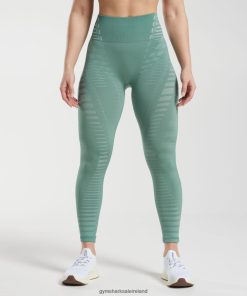 Gymshark Ireland J6J4BH340 Gymshark Women Limitless Leggings Ink Teal/Frost Teal