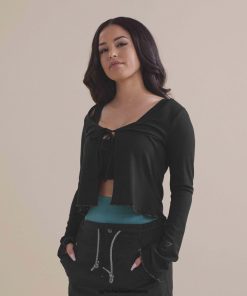 Gymshark Ireland J6J4BH377 Gymshark Women Pause Cardigan Black