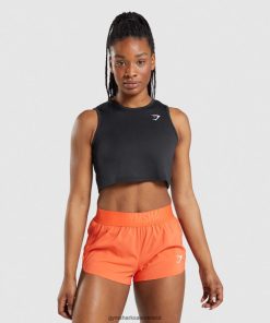 Gymshark Ireland J6J4BH421 Gymshark Women Training Crop Tank Black