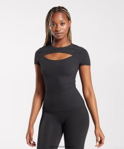 Gymshark Ireland J6J4BH424 Gymshark Women Elevate Top Black