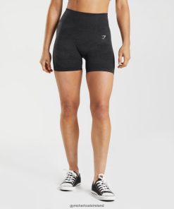 Gymshark Ireland J6J4BH4 Gymshark Women Adapt Camo Seamless Shorts Lava | Black/Onyx Grey