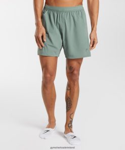 Gymshark Ireland J6J4BH566 Gymshark Men Studio Shorts Willow Green