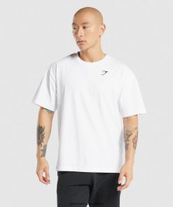 Gymshark Ireland J6J4BH572 Gymshark Men Essential Oversized T-Shirt White