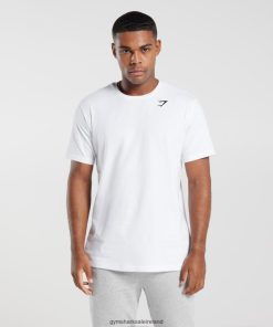 Gymshark Ireland J6J4BH578 Gymshark Men Crest T-Shirt White