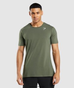 Gymshark Ireland J6J4BH656 Gymshark Men Essential T-Shirt Core Olive