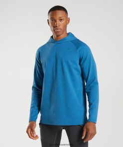 Gymshark Ireland J6J4BH827 Gymshark Men Studio Hoodie Lakeside Blue