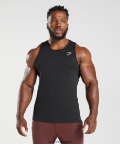 Gymshark Ireland J6J4BH881 Gymshark Men React Tank Black
