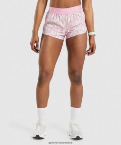 Gymshark Ireland J6J4BH89 Gymshark Women Training Loose Fit Shorts Pink Print