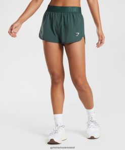 Gymshark Ireland J6J4BH95 Gymshark Women Training Loose Fit Shorts Obsidian Green