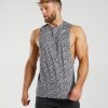 Gymshark Ireland J6J4BH968 Gymshark Men React Drop Arm Tank Onyx Grey