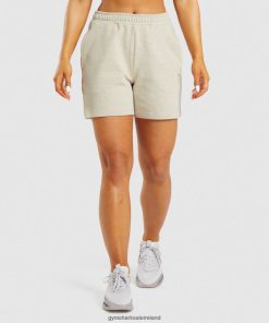 Gymshark Sale Ireland J6J4BH100 Gymshark Women Rest Day Sweats Shorts Sand Marl