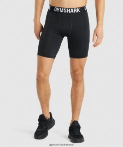 Gymshark Sale Ireland J6J4BH1027 Gymshark Men Element Baselayer Shorts Black