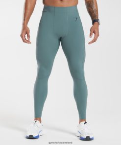 Gymshark Sale Ireland J6J4BH1033 Gymshark Men Control Baselayer Leggings Thunder Blue
