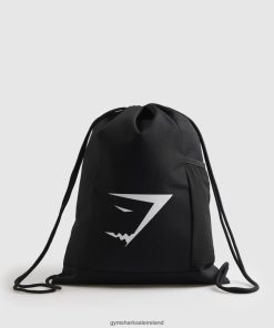 Gymshark Sale Ireland J6J4BH1070 Gymshark Unisex Sharkhead Gymsack Black
