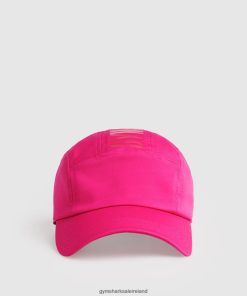 Gymshark Sale Ireland J6J4BH1132 Gymshark Unisex Logo 5 Panel Cap Magenta Pink