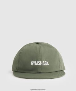 Gymshark Sale Ireland J6J4BH1135 Gymshark Unisex Flat Peak Cap Core Olive