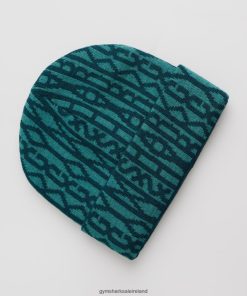 Gymshark Sale Ireland J6J4BH1144 Gymshark Unisex Reversable Jacquard Beanie Winter Teal/Slate Blue