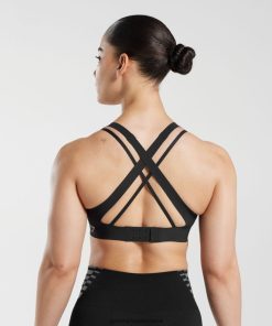 Gymshark Sale Ireland J6J4BH115 Gymshark Women Limitless Sports Bra Black