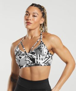Gymshark Sale Ireland J6J4BH158 Gymshark Women GS Power Sports Bra Black