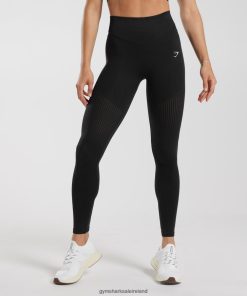 Gymshark Sale Ireland J6J4BH243 Gymshark Women Sweat Seamless Mesh Leggings Black