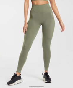 Gymshark Sale Ireland J6J4BH263 Gymshark Women Sweat Seamless Leggings Dusty Olive