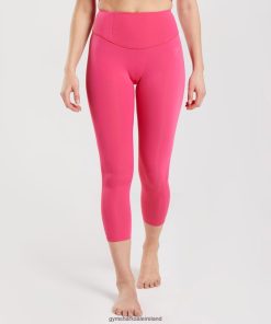 Gymshark Sale Ireland J6J4BH290 Gymshark Women Studio 7/8 Leggings Hibiscus Pink