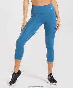 Gymshark Sale Ireland J6J4BH303 Gymshark Women Training 7/8 Leggings Lakeside Blue