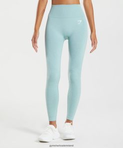 Gymshark Sale Ireland J6J4BH336 Gymshark Women Vital Seamless 2.0 Leggings Pearl Blue Marl