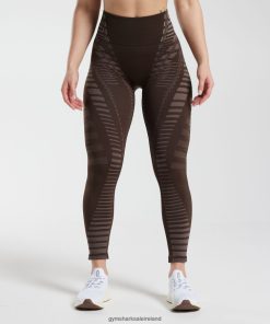 Gymshark Sale Ireland J6J4BH342 Gymshark Women Limitless Leggings Archive Brown/Truffle Brown
