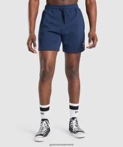 Gymshark Sale Ireland J6J4BH520 Gymshark Men Crest Shorts Navy
