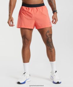 Gymshark Sale Ireland J6J4BH526 Gymshark Men Sport Run 3 Shorts Aerospace Orange