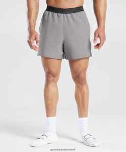 Gymshark Sale Ireland J6J4BH544 Gymshark Men 315 Woven Shorts Marble Grey