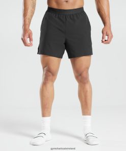 Gymshark Sale Ireland J6J4BH547 Gymshark Men 315 Woven Shorts Black