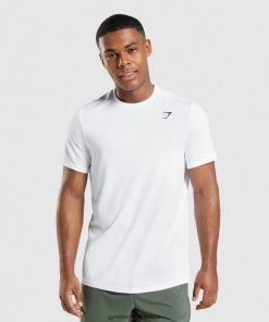 Gymshark Sale Ireland J6J4BH607 Gymshark Men Arrival Regular Fit T-Shirt White
