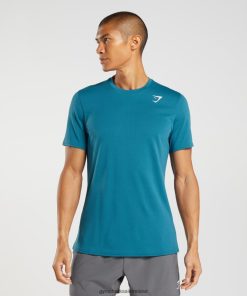 Gymshark Sale Ireland J6J4BH667 Gymshark Men Arrival T-Shirt Atlantic Blue