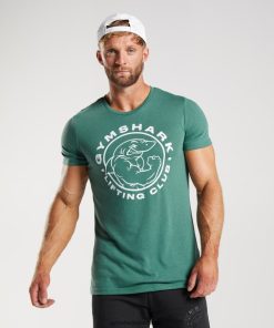 Gymshark Sale Ireland J6J4BH697 Gymshark Men Legacy T-Shirt Hoya Green