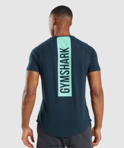 Gymshark Sale Ireland J6J4BH706 Gymshark Men Bold T-Shirt Navy