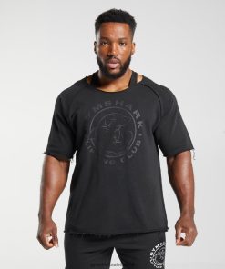 Gymshark Sale Ireland J6J4BH718 Gymshark Men Legacy Rag Top Black